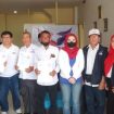 Para Ketua DPD Partai Perindo, Kab. Bogor, Kota Bogor, dan Kota Depok menerima SK Pengesahan Pengurus dari DPP Partai Perindo yang diserahkan oleh Sekretaris DPW Perindo Jabar, Samsudin Munar, Sabtu (23/1/2022)