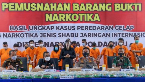 Wagub Apresiasi Polda Riau dalam Pemberantasan Narkoba