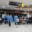 Bandara Juanda Surabaya mulai menerima kedatangan  Pekerja Migran Indonesia, sebanyak 149 PMI dari Brunei Darussalam datang menggunakan pesawat charter. Senin (31/1/22).
