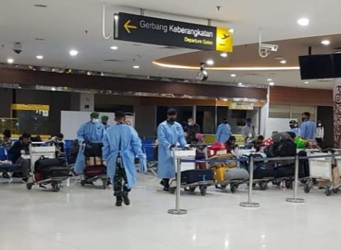 Sebanyak 149 PMI dari Brunei tiba di Bandara Juanda Surabaya, Jalani Serangkaian Prosedur Karantina