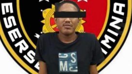 MH (22).warga Jln.Pacar kembang Surabaya, salah satu tersangka begal diamankan Unit Jatanras Polrestabes Surabaya. Kamis, (10/2/2022).