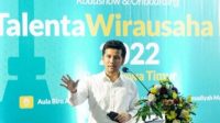 Wakil Gubernur Jawa Timur Emil Elestianto Dardak, saat menghadiri Talenta Usaha Bank Syariah Indonesia (BSI) di Universitas Muhammadiyah Malang, Kota Malang, Senin (14/2/2022). )