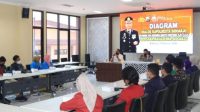 Polresta Sidoarjo, saat  menggelar Dialog  dengan mahasiswa (Diagram) berlangsung di ruang Parahita Raksasa Polresta Sidoarjo.Rabu (16/2/2022).