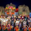 Gubernur Khofifah saat menghadiri Tasyakuran terpilihnya Reog Ponorogo sebagai nominasi tunggal Warisan Budaya Takbenda UNESCO, di Pendopo Agung Kab. Ponorogo, Sabtu (26/2/2022).