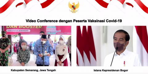 Presiden Puji Capaian Vaksinasi COVID-19 di Kabupaten Semarang