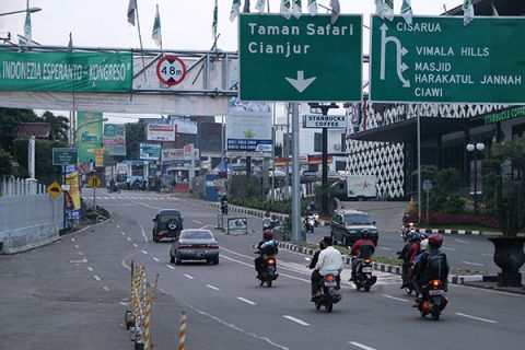 Libur Nyepi, Lalulintas Menuju Puncak Bogor Ramai Lancar