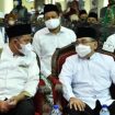 Bupati Sumenep Achmad Fauzi,SH,MH saat Simposium Peradaban Nahdlatul Ulama (NU), di Pendopo Keraton Sumenep, Sabtu (05/03/2022).