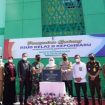 Bupati Bojonegoro Anna Mu'awanah bersama Forkopimda meresmikan RSUD Kelas D Kepohbaru Senin (7/3/2022).