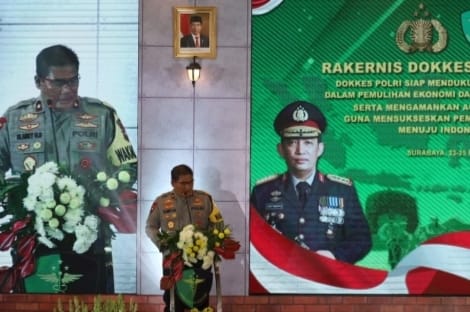 Pusdokkes Polri Gelar Rakernis Tahun Anggaran 2023 di Surabaya