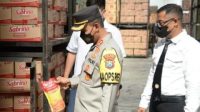 Kapolres Madi toun Kota AKBP Suryono bersama Kasat Intelkam, Kasat Reskrim dan Kasat Narkoba melakukan pengecekan di PT. Cipta Gagas Lestari Jalan Ring Road Kota Madiun. Sabtu (26/3/2022)