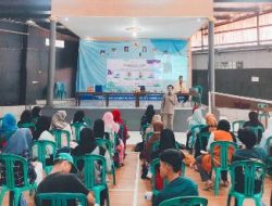Suasana Seminar Kewirausahaan di Desa Cisaat Kecamatan Kadungora, Garut, Rabu (02/03/2022)