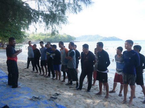 BPBA Bekali Tim Reaksi Cepat Pelatihan Dasar Water Rescue di Sabang