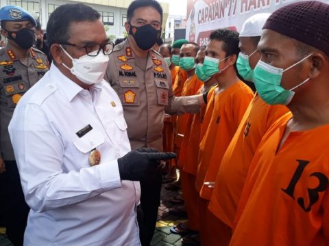 Wagub Riau Hadiri Pemusnahan Barang Bukti Narkoba