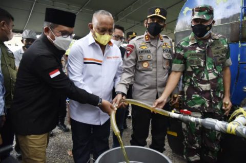 Sebanyak 59.705 Liter Minyak Goreng Curah Didistribusikan di Gorontalo