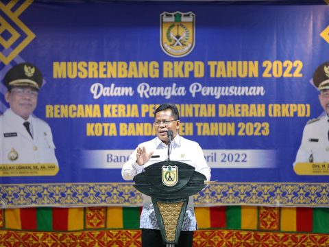 Wali Kota Banda Aceh Buka Musrenbang RKPD Tahun 2023