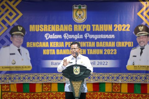 Wali Kota Banda Aceh Buka Musrenbang RKPD Tahun 2023