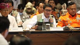 Kepala Badan Nasional Penanggulangan Bencana (BNPB) Letjen TNI Suharyanto, S. Sos., M.M. menghadiri rapat tingkat menteri membahas Penyelenggaraan Konferensi Tingkat Tinggi (KTT) G20, yang digelar di Badung, Bali pada Selasa (4/10).