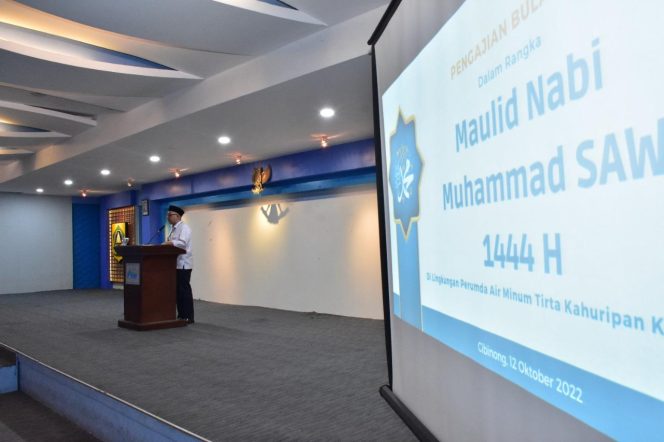 
					Perumda Tirta Kahuripan Peringati Maulid Nabi