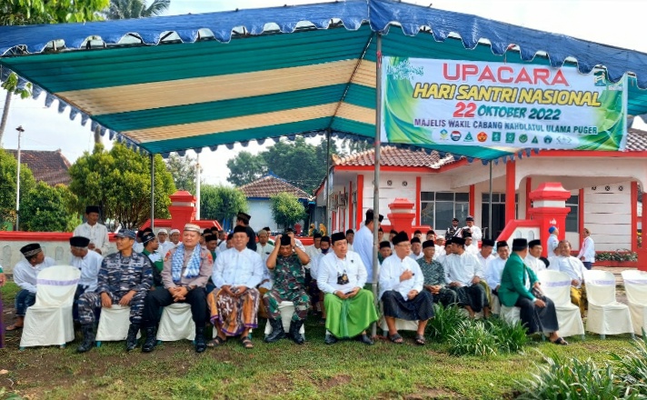 MWC Nahdalatul Ulama Bersama Muspika Kecamatan Puger Peringati Hari Santri Nasional