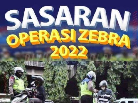 Operasi Zebra 2022, Berikut 14 Sasaran Pelanggaran