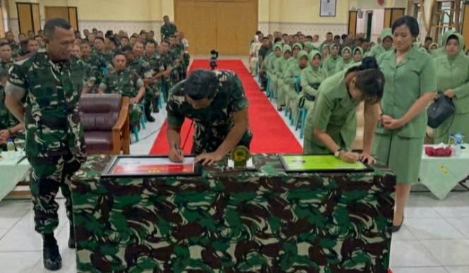 
					Danrem 083/Bdj Kejajaran Dekatkan Diri Dengan Anggota dan Kenali Wilayah