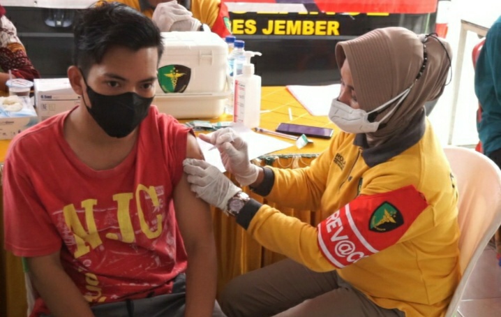 Pemkab Gelar Tajemtra, Polres Jember Siapkan Pengamanan dan Percepatan Vaksin Booster 