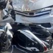 Honda Vario tabrakan dengan Toyota Avanza di Desa Torbang Kecamatan Batuan, Sumenep, Rabu (18/1)
