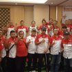 Seluruh jajaran pengurus DPD LSM LIRA Kabupaten Sidoarjo, saat  konsolidasi internal dan orasi di Fave Hotel kawasan jalan Jenggolo Sidoarjo, Rabu (15/ 3)