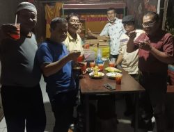 Jajaran pengurus DPD SWI Sidoarjo, saat berbuka bersama