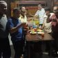 Jajaran pengurus DPD SWI Sidoarjo, saat berbuka bersama