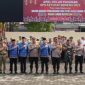 Kapolresta Sidoarjo Kombes Pol.Kusumo Wahyu Bintoro, saat pimpin operasi apel Gelar Pasukan operasi Ketupat Semeru 2023, Senin (17/4/2023).