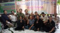 Jajaran pengurus DPD SWI Sidoarjo, saat halal bilhalal, Sabtu (6/5/2023)