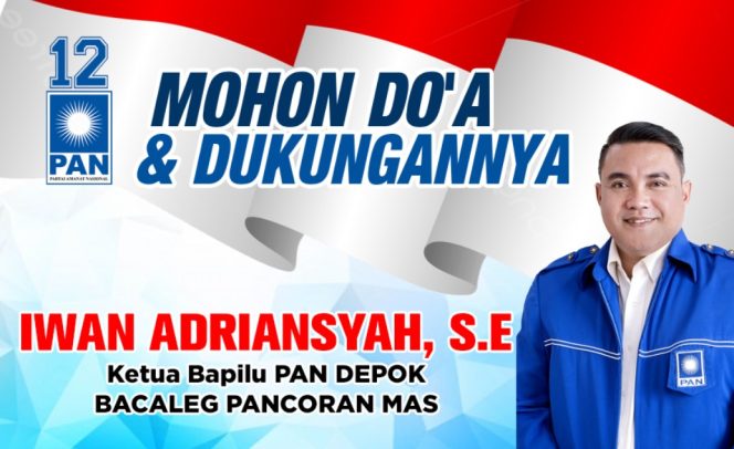 
					Maju di Pileg 2024, Iwan Adriansyah dari PAN Optimis Raih Kursi di DPRD