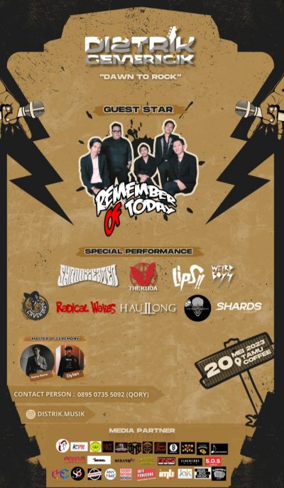 DMP Akan Menggelar Festival Musik Distrik Gemericik Down to Rock di Bogor