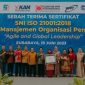 STIESA SURABAYA menerima penghargaan SNI ISO 21001: 2018 tentang Sistem management Organisasi Pendidikan ., Senin (19/6/2023)