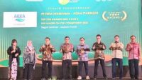 Sembilan pabrik Danone-AQUA di Jawa Barat meraih penghargaan Top CSR Awards 2023 di Jakarta 7 Juni 2023. (Foto dok.Danone)