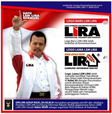 Presiden LSM LIRA Instruksikan Proses Hukum Pemakai Logo