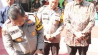 Kapolda Jatim Irjen pol Toni Harmanto bersama Forkopimda Kota Probolinggo,saat ground breaking pembangunan Gedung Meteor, Kamis (24/8/2023)