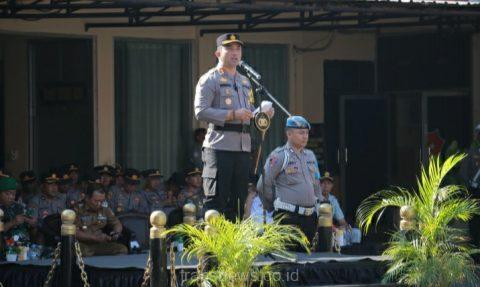 Kapolres Jember Pimpin Apel Gelar Pasukan Operasi Zebra Semeru 2023