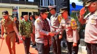 Kepala Kopolisian Daerah Jawa Timur Irjen Pol.Dr.Toni Harmanto. M. H., bersama rombongan saat Kunjungan di Polres Tuban
