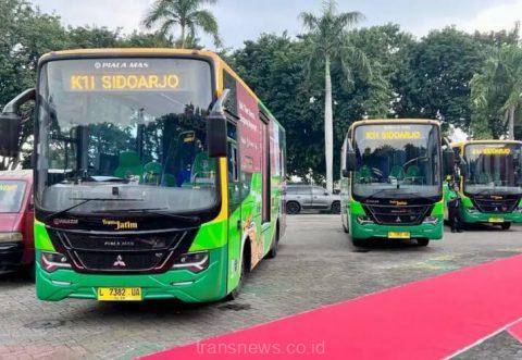 Bus Trans Jatim Koridor II Rute Surabaya - Mojokerto