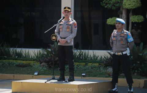 Wakapolres Jember Kompol Hendry lbnu Indarto,saat menyampaikan di apel serpas