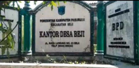 Kantor Desa Beji Kecamatan Beji, Kabupaten Pasuruan, Jawa timur