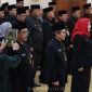 Pelantikan Pejabat Eselon II di lingkungan Pemerintah Provinsi Jawa Timur di Gedung Negara Grahadi Jum'at (29/9/2023)