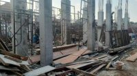 Proses pembangunan SDN 01 Cisalak Pasar