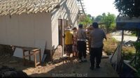 Kapolres Jember AKBP Moh Nurhidayat SIK.SH.saat pembangunan Rumah Nenek Mistikah.