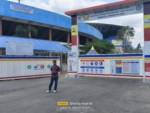 Progres Renovasi Stadion Kanjuruhan Malang 1,5 Persen 