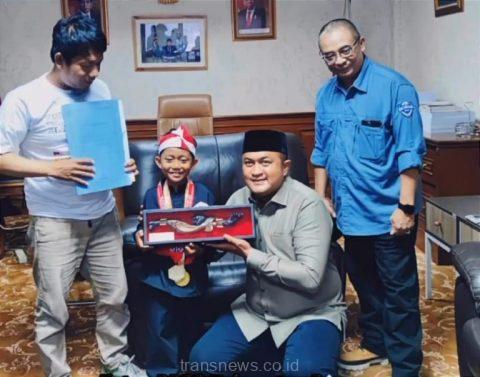 Ketua DPRD Rudy Susmanto Dukung Atlet Cilik Rasya Wakili Indonesia