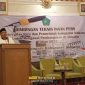 Bupati Sidoarjo Gus Mudhlor saat membuka Bimbingan Teknis Insan Pers di Horizon Azizah Solo, 16-17 Nopember 2023