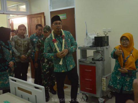 Bupati Sidoarjo Mudhlor Ali, saat meresmikan Puskesmas Urangagung 2 , Sabtu (25/11/2023)